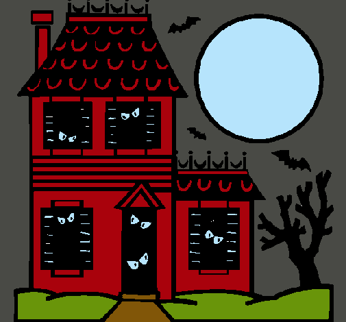 Dibujo de Casa del terror pintado por 1004 en Dibujos.net el día ... Dibujo de Casa del terror pintado por 1004 en Dibujos.net el día ...