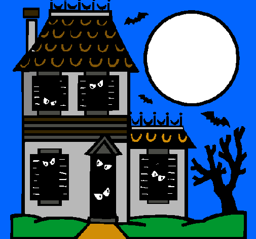 Dibujo de Casa del terror pintado por Sachi en Dibujos.net el día ... Dibujo de Casa del terror pintado por Sachi en Dibujos.net el día ...