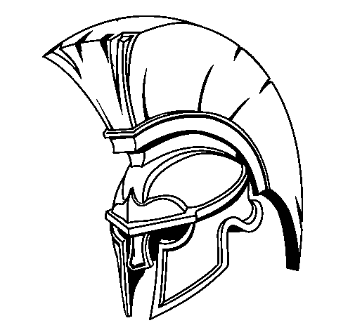 Dibujo de Casco para Colorear - Dibujos.net Dibujo de Casco para Colorear - Dibujos.net