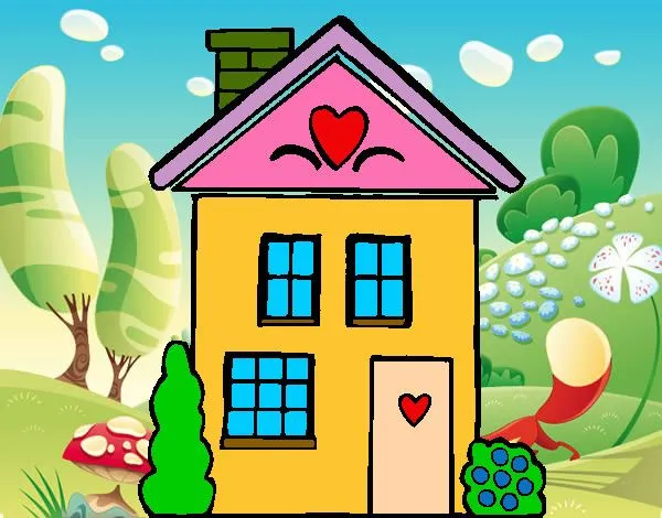 Dibujo de casita pintado por Elisabet10 en Dibujos.net el día 14 ... Dibujo de casita pintado por Elisabet10 en Dibujos.net el día 14 ...