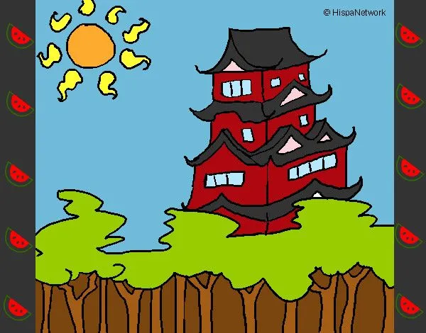 Dibujo de Castillo Chino !! pintado por Sofiiiii en Dibujos.net el ... Dibujo de Castillo Chino !! pintado por Sofiiiii en Dibujos.net el ...