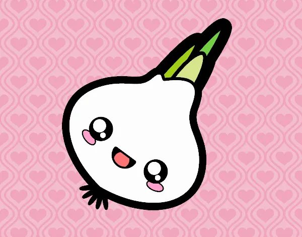 Dibujo de Cebolla de primavera kawaii pintado por en Dibujos.net ... Dibujo de Cebolla de primavera kawaii pintado por en Dibujos.net ...