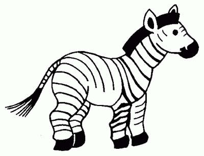 Dibujo de Cebra infantil. Dibujo para colorear de Cebra infantil ... Dibujo de Cebra infantil. Dibujo para colorear de Cebra infantil ...