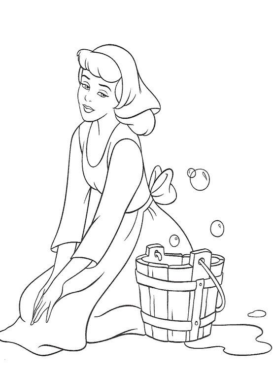 Cuentos infantiles: Dibujos de La Cenicienta para colorear. Cuento ... Cuentos infantiles: Dibujos de La Cenicienta para colorear. Cuento ...