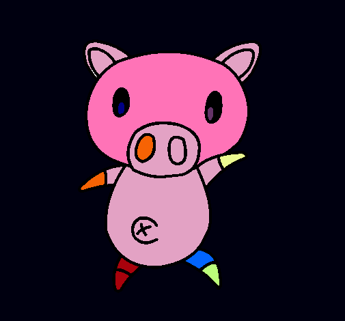 Dibujo de Cerdito graffiti pintado por Nahuel en Dibujos.net el ... Dibujo de Cerdito graffiti pintado por Nahuel en Dibujos.net el ...