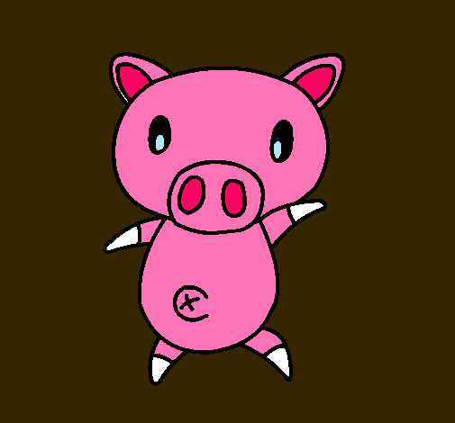 Dibujo de Cerdito graffiti pintado por Puerco en Dibujos.net el ... Dibujo de Cerdito graffiti pintado por Puerco en Dibujos.net el ...