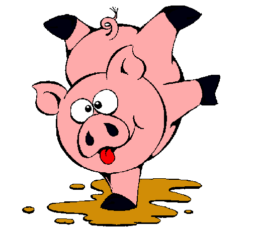 Dibujo de Cerdito jugando pintado por Chanchito en Dibujos.net el ... Dibujo de Cerdito jugando pintado por Chanchito en Dibujos.net el ...