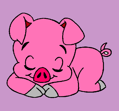 Dibujo de Cerdito pintado por Cerdo en Dibujos.net el día 19-02-11 ... Dibujo de Cerdito pintado por Cerdo en Dibujos.net el día 19-02-11 ...