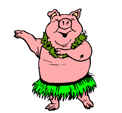 Dibujo de Cerdo hawaiano pintado por Porqui en Dibujos.net el día ... Dibujo de Cerdo hawaiano pintado por Porqui en Dibujos.net el día ...