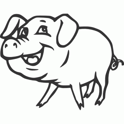  ... Cerdos. Dibujo para colorear de Cerdos. Dibujos infantiles de Cerdos