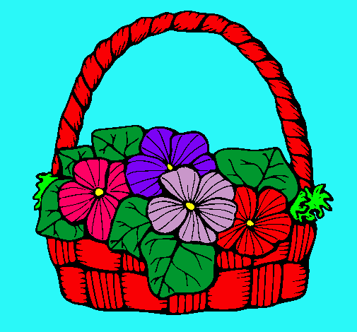Dibujo de Cesta de flores 6 pintado por Canasta en Dibujos.net el ... Dibujo de Cesta de flores 6 pintado por Canasta en Dibujos.net el ...