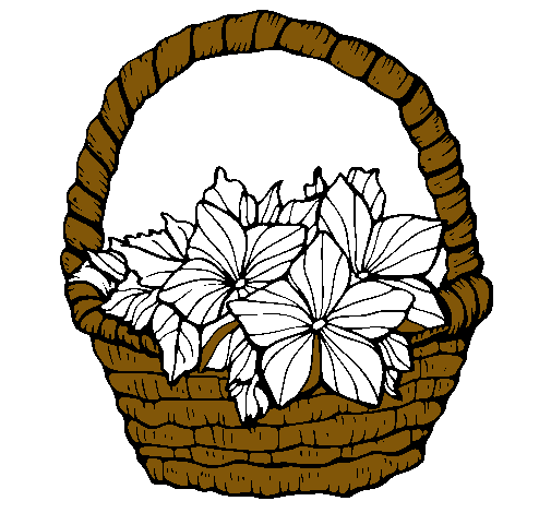 Dibujo de Cesta de flores 2 pintado por Canasta en Dibujos.net el ... Dibujo de Cesta de flores 2 pintado por Canasta en Dibujos.net el ...