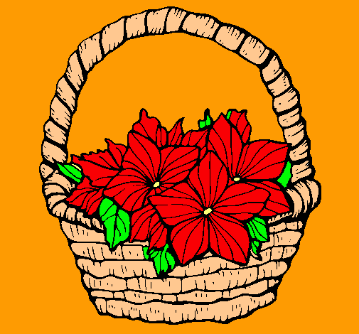 Dibujo de Cesta de flores 2 pintado por Canasta en Dibujos.net el ... Dibujo de Cesta de flores 2 pintado por Canasta en Dibujos.net el ...