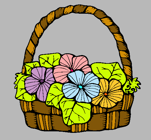 Dibujo de Cesta de flores 6 pintado por Canasta en Dibujos.net el ... Dibujo de Cesta de flores 6 pintado por Canasta en Dibujos.net el ...