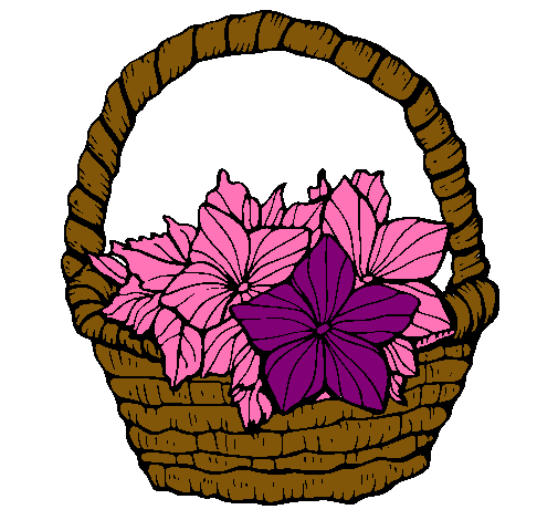 Dibujo de Cesta de flores 2 pintado por Canasta en Dibujos.net el ... Dibujo de Cesta de flores 2 pintado por Canasta en Dibujos.net el ...