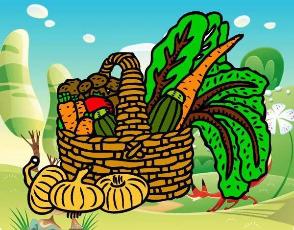Dibujo de cesta de frutas pintado por Anisha en Dibujos.net el día ... Dibujo de cesta de frutas pintado por Anisha en Dibujos.net el día ...