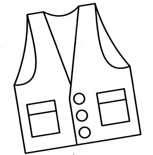IMAGENES PARA COLOREAR DE CHALECO - Imagui