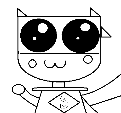 Dibujo de Chibi 1 para Colorear