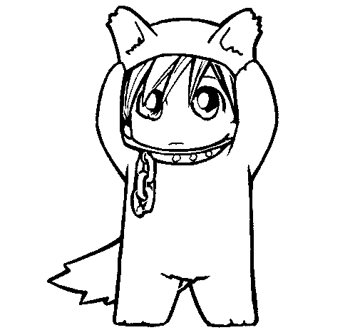 Dibujo de Chibi para Colorear - Dibujos.net