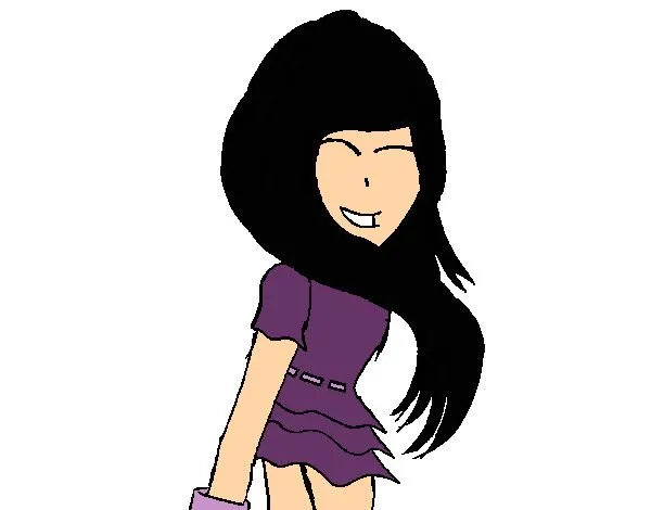 Dibujo de Chica coqueta pintado por Mariag en Dibujos.net el día ... Dibujo de Chica coqueta pintado por Mariag en Dibujos.net el día ...