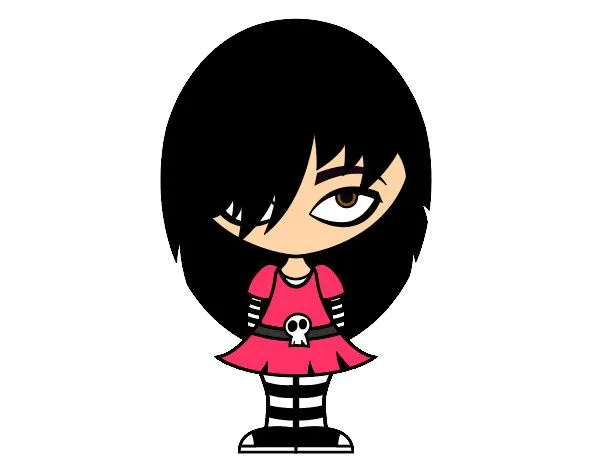 Dibujo de chica emo pintado por Cristal67 en Dibujos.net el día 13 ... Dibujo de chica emo pintado por Cristal67 en Dibujos.net el día 13 ...