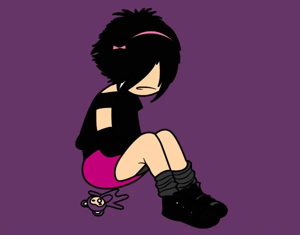Dibujo de chica emo pintado por Nadye en Dibujos.net el día 18-04 ... Dibujo de chica emo pintado por Nadye en Dibujos.net el día 18-04 ...