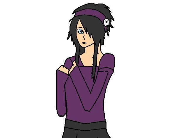 Dibujo de Chica emo triste pintado por Sango en Dibujos.net el día ... Dibujo de Chica emo triste pintado por Sango en Dibujos.net el día ...