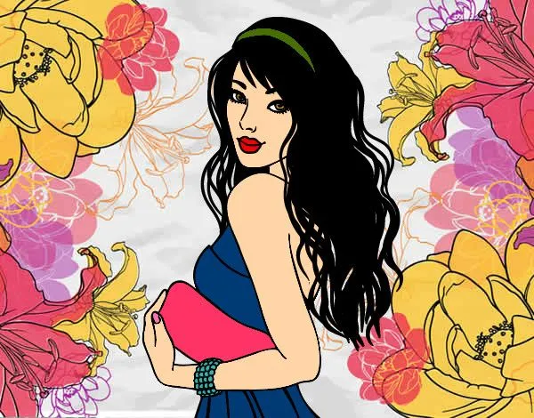 Dibujo de la chica guapa pintado por Maril669 en Dibujos.net el ... Dibujo de la chica guapa pintado por Maril669 en Dibujos.net el ...