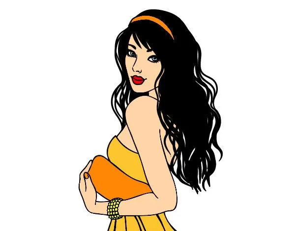 Dibujo de Chica morena pintado por Jennifer01 en Dibujos.net el ... Dibujo de Chica morena pintado por Jennifer01 en Dibujos.net el ...