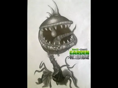 Dibujo del Chomper / Planta carnívora de Plants vs Zombies - Taringa! Dibujo del Chomper / Planta carnívora de Plants vs Zombies - Taringa!