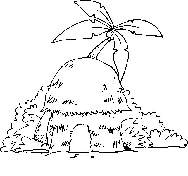 Dibujo de una chosa para colorear - Imagui