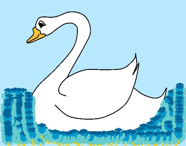 Dibujo de Cisne 1 pintado por Ale78 en Dibujos.net el día 12-06-13 ...