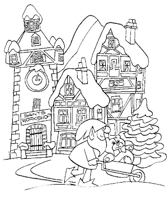 Dibujo de la ciudad para colorear - Imagui