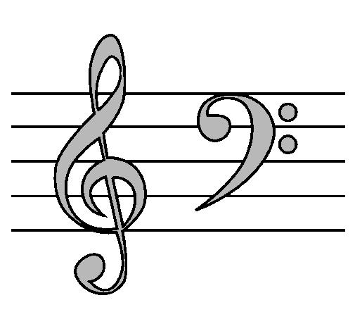 Dibujo de Clave de sol y de fa pintado por Musica en Dibujos.net ... Dibujo de Clave de sol y de fa pintado por Musica en Dibujos.net ...