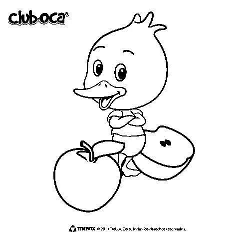 Dibujo de Club Oca 1 para Colorear - Dibujos.net