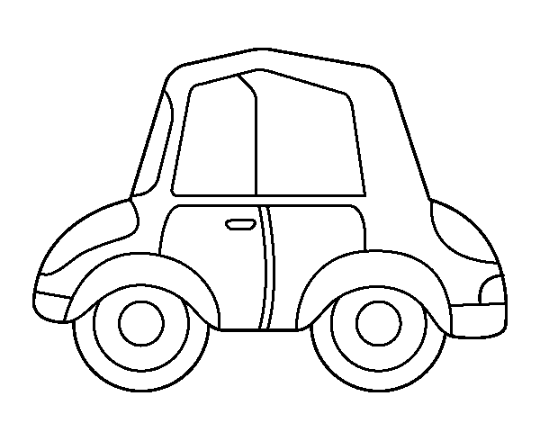 Dibujo de Coche antiguo para Colorear - Dibujos.net