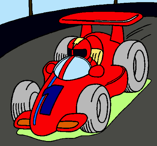 Dibujo de Coche de carreras pintado por Autito en Dibujos.net el ...
