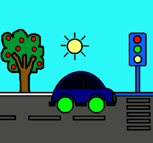 Dibujo de Coche de ciudad pintado por Carretera en Dibujos.net el ... Dibujo de Coche de ciudad pintado por Carretera en Dibujos.net el ...
