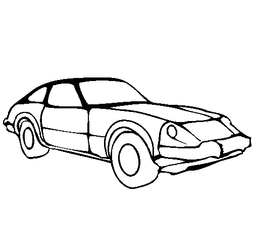 Dibujo de Coche deportivo para Colorear - Dibujos.net Dibujo de Coche deportivo para Colorear - Dibujos.net