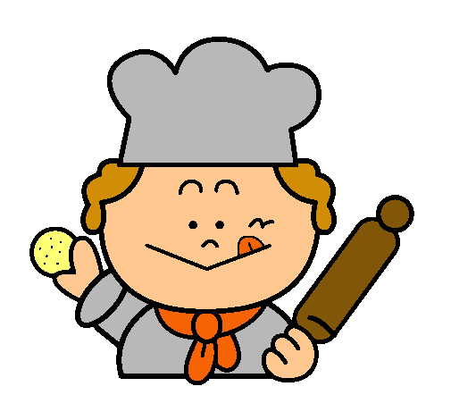 Dibujo de Cocinero 2 pintado por Profesiones en Dibujos.net el día ...