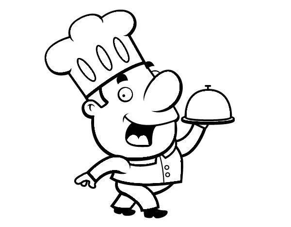 Dibujo de cocinero sin pintar pintado por Marializ en Dibujos.net ... Dibujo de cocinero sin pintar pintado por Marializ en Dibujos.net ...