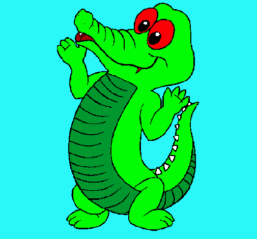 Dibujo de Cocodrilo bebe pintado por Lagarto en Dibujos.net el día ... Dibujo de Cocodrilo bebe pintado por Lagarto en Dibujos.net el día ...