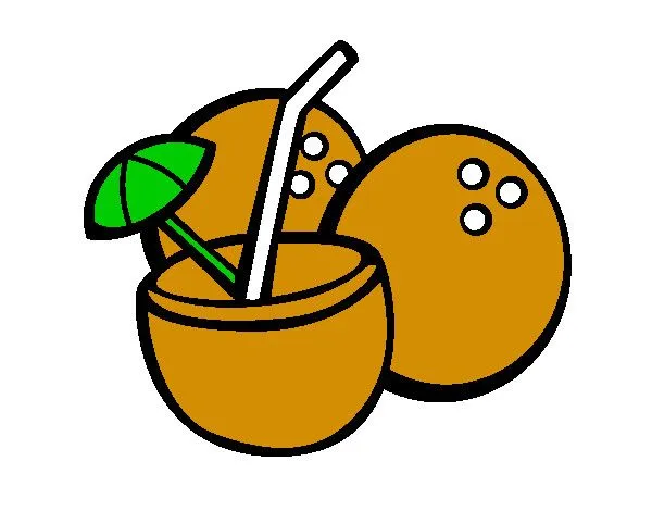 Dibujo de Cóctel de coco pintado por Rodrik951 en Dibujos.net el ... Dibujo de Cóctel de coco pintado por Rodrik951 en Dibujos.net el ...