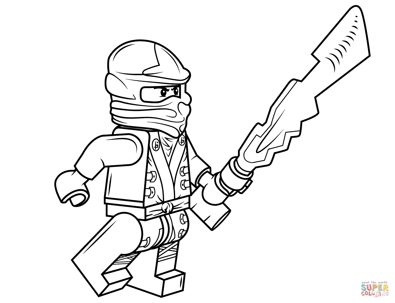 Dibujo de Cole de Lego Ninjago para colorear | Dibujos para ...