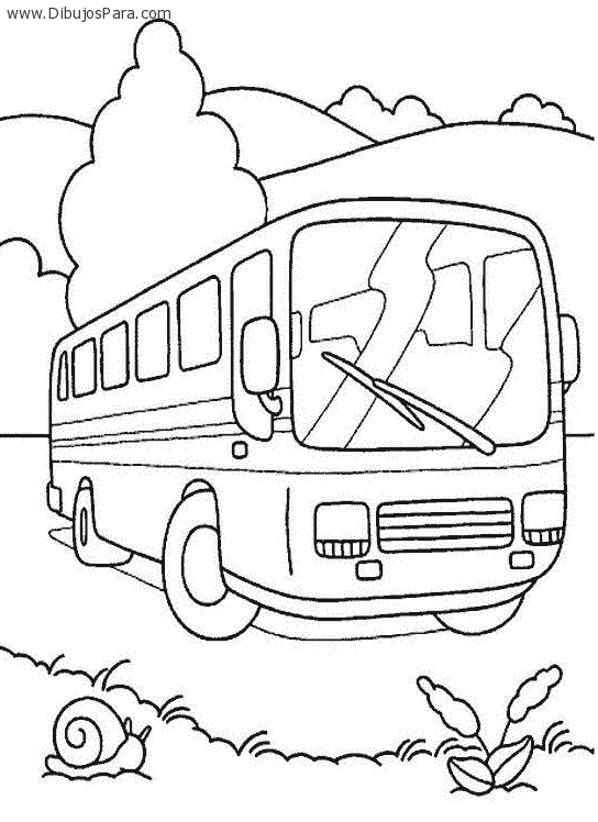 Dibujo de Colectivo estacionado | Dibujos de Colectivos para ... Dibujo de Colectivo estacionado | Dibujos de Colectivos para ...