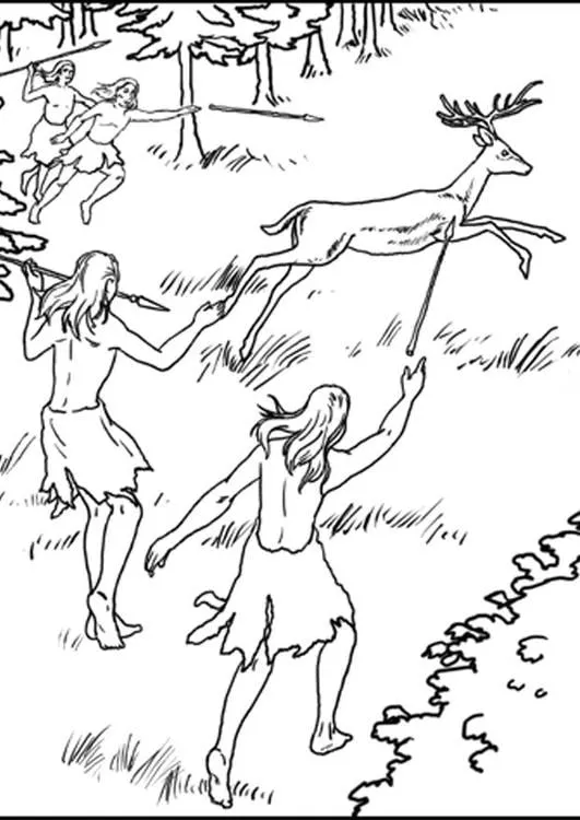 Dibujo para colorear 1a cazadores - Img 7631 Dibujo para colorear 1a cazadores - Img 7631