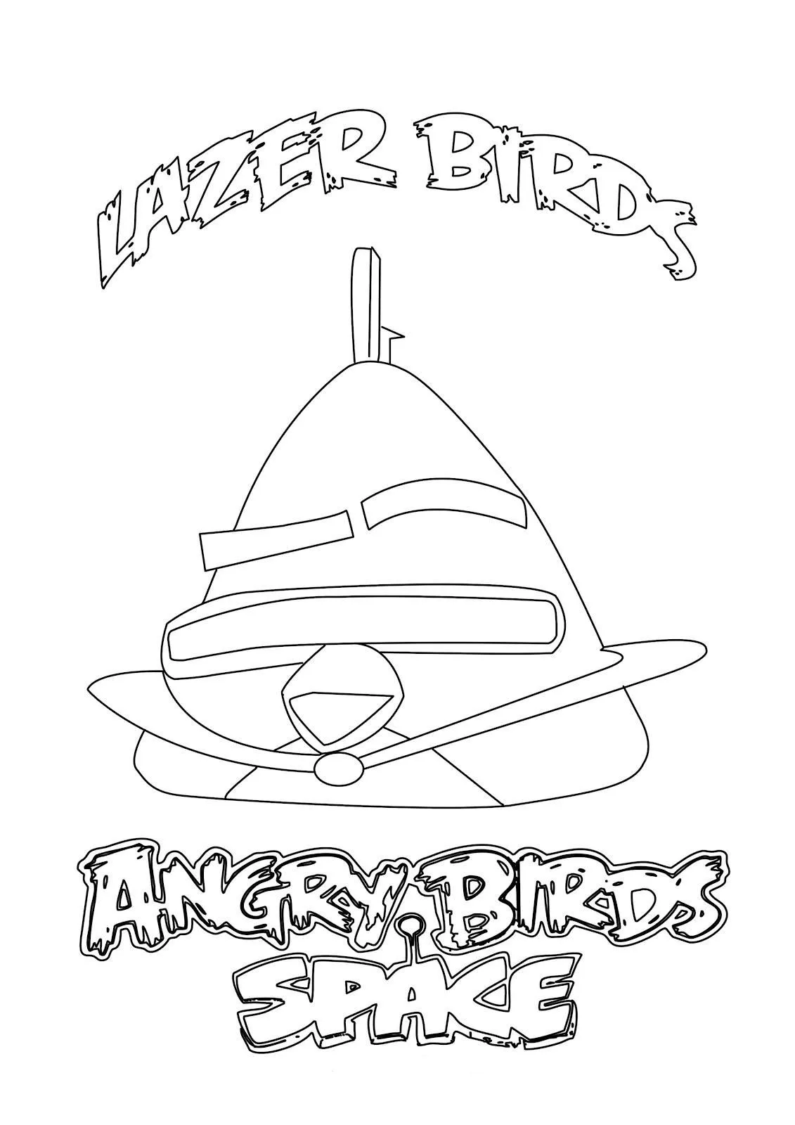 Dibujo para colorear de Angry Birds Space : foto cool de lazer ... Dibujo para colorear de Angry Birds Space : foto cool de lazer ...