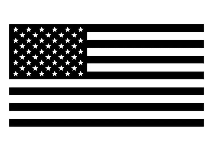 Dibujo para colorear bandera americana - Img 22574 Dibujo para colorear bandera americana - Img 22574