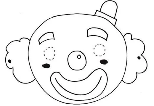 Careta payaso - Imagui
