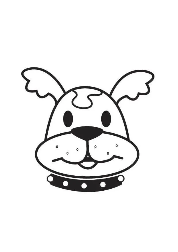 Dibujo para colorear cabeza de perro - Dibujos Para Imprimir Gratis - Img 17852 Dibujo para colorear cabeza de perro - Dibujos Para Imprimir Gratis - Img 17852